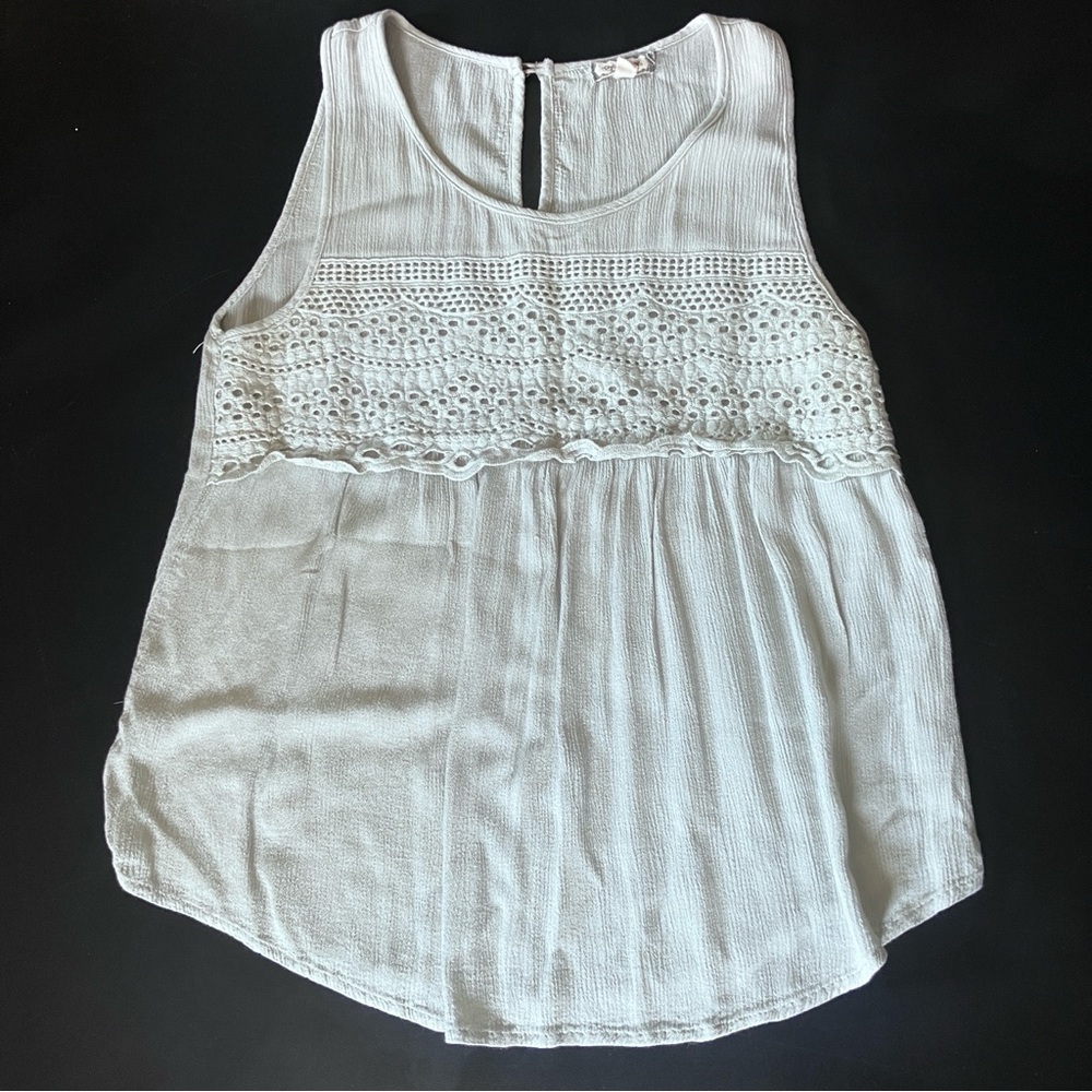 Eyeshadow Small Blouse Light Pale Blue Coquette Cottagecore Fairycore